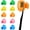 Pink, Orange, Yellow, Blue, Green, variant on MOAMUN 10pcs Toothbrush Cover, Toothbrush Protector Case, Travel Tooth Brush Head Pod Case, Toothbrush Cap Plastic Clip for Household Bathroom School (Grey, Blue, Red, Green, Yellow)