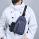 thumbnail image 4 of Bolsa de pecho para hombres---Gran capacidad, Impermeable Azul Oscuro, Bolso de hombro cruzado pequeño Bolso de hombro resistente al agua Bolso de hombro para viaje para hombres, mujeres, niños con ag, 4 of 7