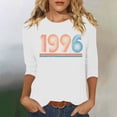 thumbnail image 3 of HOMBOM T-Shirts for Women Graphic Tees White Summer Young Womans Tops Casual, 3 of 4