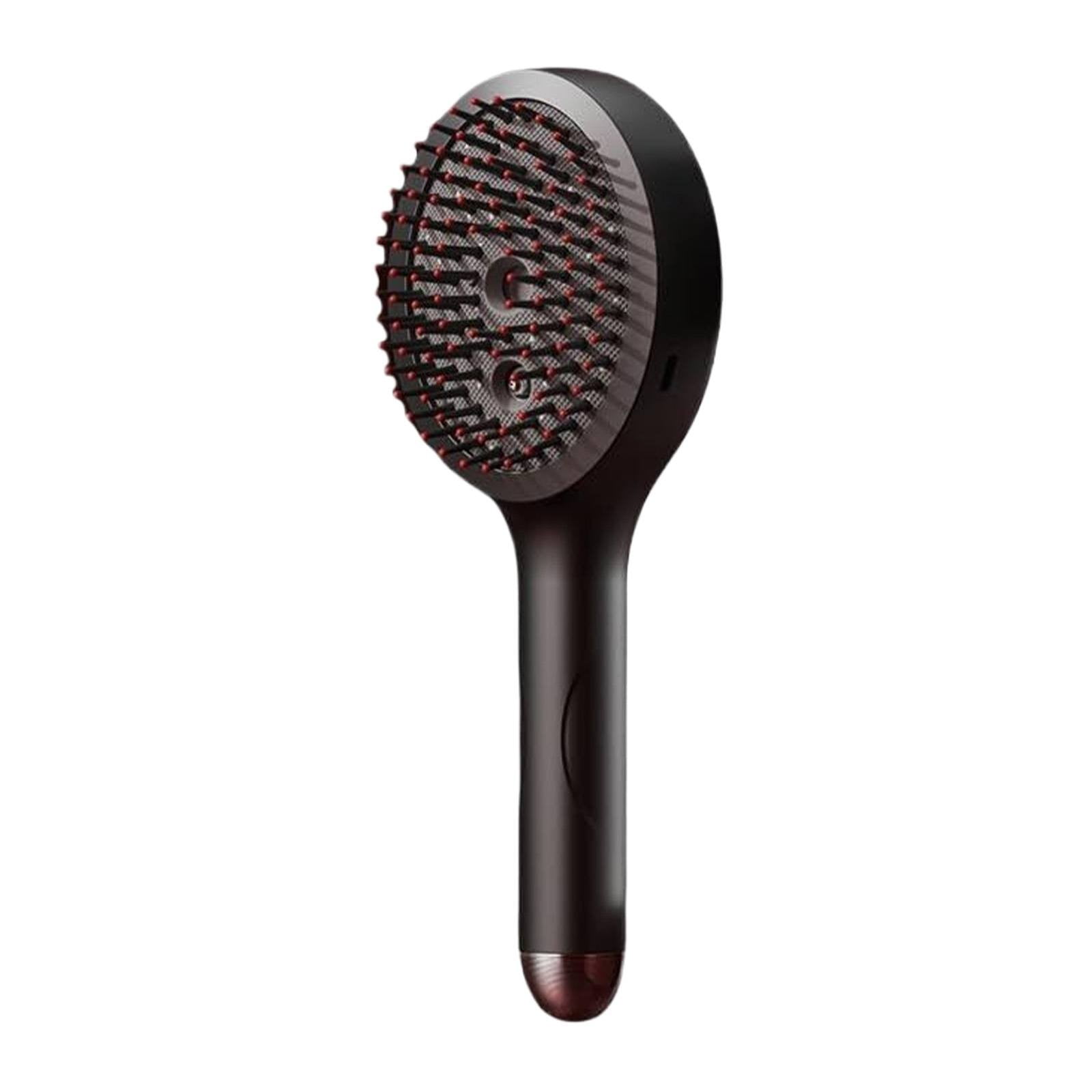 2-In-1 Hair Styling Brush & Spray - Soft Glide Detangling Wet & Dry Hair Brush, Frizz-Free Smooth Finish, Portable Travel Hair Tool, Pink, Perfect For Salon, Home, & Holiday Gifts