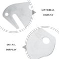 thumbnail image 3 of OULII 1Jgo Soportes Para Cabecero Y Marco De En Acero Plateado Con Montaje Discreto Y Firme, 3 of 6