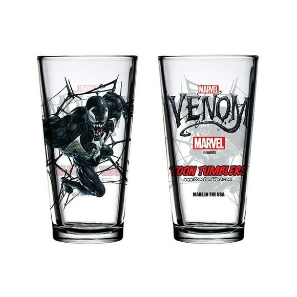 Venom Symbiote Pint Glass