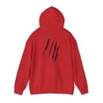thumbnail image 3 of Effete Feline Claw Marks Scratch Unisex Heavy Blend™ Hooded Sweatshirt, 3 of 13