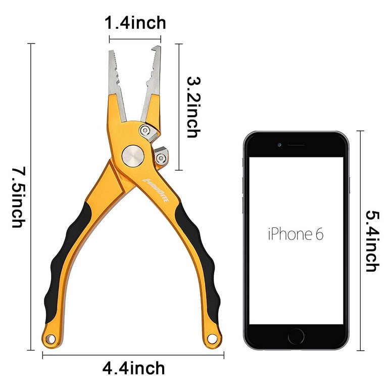 MadBite Fishing Pliers Saltwater Hook Remover Plier Carbide