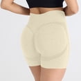 thumbnail image 4 of Stichou Womens Gym Shorts Biker Shorts High Waist Scrunch Butt Lifting Leggings for Workout Running Yoga Beige XL, 4 of 5