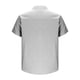 thumbnail image 4 of Blusa y camisa de manga corta con cuello vuelto para hombre, blusa informal de moda con botones y retazos, blusa de manga corta con cuello alto, blusa de poliéster para hombre, 4 of 6