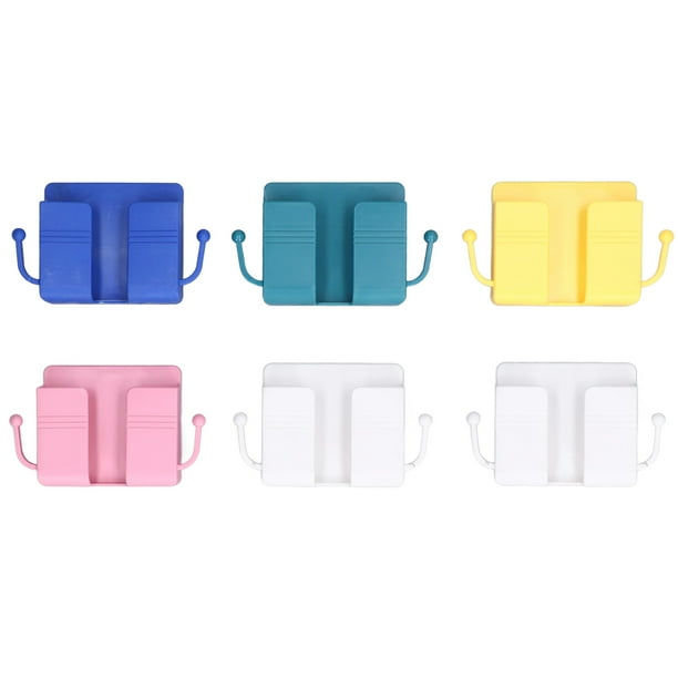 Soporte para teléfono Jadeshay 6 piezas carga de pared organizador de control remoto