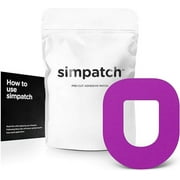 SIMPATCH  OmniPod Adhesive Patch (25-Pack)  Waterproof Adhesive, CGM Tape  Multiple Color Options