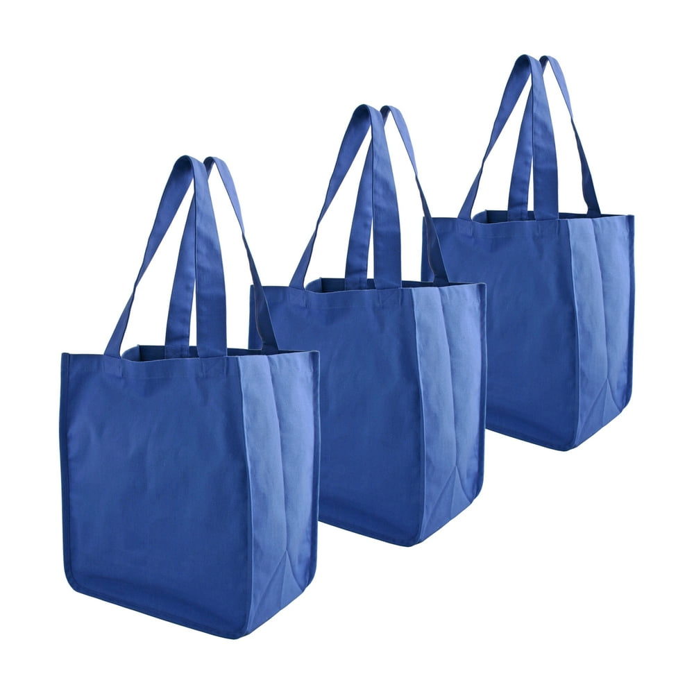 Simple Ecology Organic Cotton Deluxe Reusable Grocery Shopping Bag with