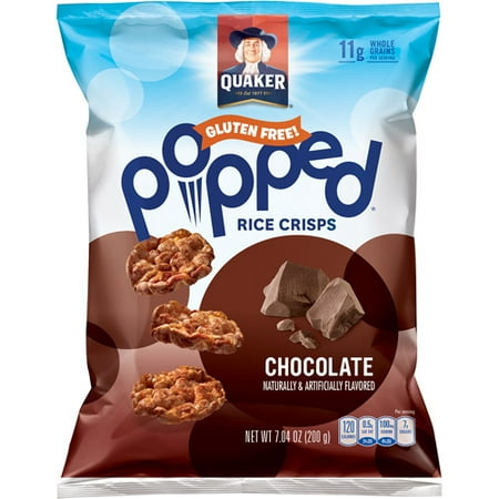 Quaker Popped Chocolate Rice Cakes Quaker Popped Chocolate Rice Cakes