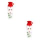 thumbnail image 4 of Bewildely Pequeña funda decorativa para botellas de vino de Feliz Navidad, bolsa de champán, decoración artística, herramienta de fiesta en No.01 2Conjunto, 4 of 6