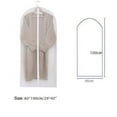 5 Pack Large Clear Garment BagsMoth Proof Garment Bags, Garment Cover