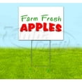 thumbnail image 1 of Farm Fresh Apples (18" x 24") Yard Sign, Includes Metal Step Stake, 1 of 6