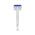 thumbnail image 3 of ANGARA Natural Emerald Cut 1.5 ct Tanzanite Solitaire Ring with Milgrain in 14K White Gold for Women (Size-8x6mm) | December Birthstone, Anniversary, Jewelry Gift for Women | Natural Tanzanite Ring, 3 of 9