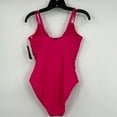 thumbnail image 4 of Ralph Lauren HOT PINK Double Strap Tummy Control One Piece Swimsuit, US 4, 4 of 4