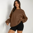 thumbnail image 6 of SUNBS Casual Crewneck Fall Sweatshirt for Women Y2k Oversized Hoodies Pullover Sweaters Clothing, 6 of 6