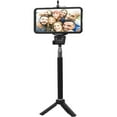 thumbnail image 5 of Deco Essentials Telescopic Metal 33" Selfie Stick w/ Tripod and Wireless Remote for iOS/Android, Perfect for travel, outdoor adventures, beach trips, parties, easy to store, 5 of 6