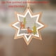 thumbnail image 1 of Año Nuevo 2022, adorno de árbol de Navidad de madera Natural, colgantes colgantes de Navidad, campana de árbol de Navidad de estrella, adornos navideños para Navidad, 1 of 5