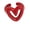 Red, variant on 7829 Vintage Geometric Love Heart Knuckles Rings for Couples Unisex Fashion Jewelry