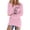 Pink, variant on Bovemsi Womens Sweaters Casual Solid Long Sleeve Jumper Blouse Fall Sweaters