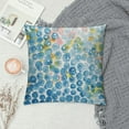 thumbnail image 2 of ONETECH Printed Rain Drops Decorative Square  Throw Pillow Cover - Home Decor for Couch, Sofa, Blue, 2 of 5