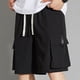 thumbnail image 5 of Puntoco Pantalones Cortos Cargo Ligeros Y Transpirables Para La Playa Al Aire Libre, Informales, Diarios, Para Hombre, Negro Xxxl, 5 of 8