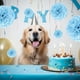 thumbnail image 3 of Advancent Juego de 1 Uds. De decoraciones de flores de papel azul de 7,8 pulgadas, papel de pompón para fiesta de cumpleaños, bolas de papel Kits de decoración para fiestas Azul 14 pulgadas, 3 of 6