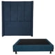thumbnail image 1 of Box Base Cama Individual + Cabecera Nizza Azul, 1 of 7