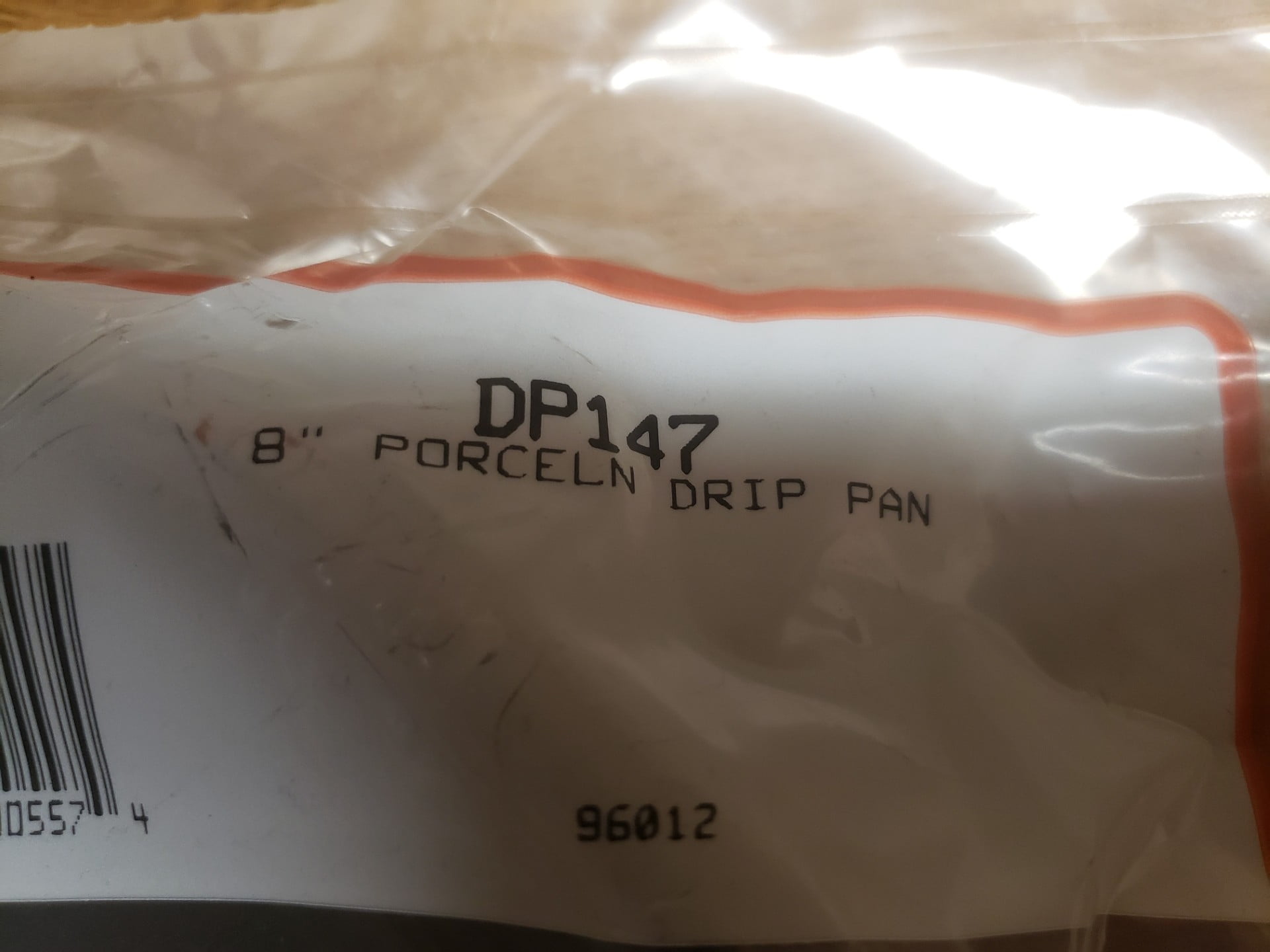 Gemline 8" Burner Drip Bowl DP147