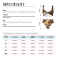 thumbnail image 2 of Kdxio Modern Floral Guinea Pig Print Women's 2 Piece High Waisted Wrap Spaghetti Strap Summer Swimsuit Bikini Set-Medium, 2 of 5