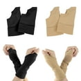 thumbnail image 1 of Sonducket 2 pares de guantes de muñeca para hombre, bandas de soporte de mano transpirables, muñequera de compresión ajustable para Type3, 1 of 6