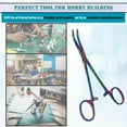 thumbnail image 4 of Model Making Locking Pliers Car, Airplanes Model Assembling Building Miniatures Hobby Building Tool Half Serrated Jaws Repair, Fix & Create Gifts For Hobbyists - Curved - Multicolor 5.5", 4 of 4