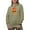 Sand, variant on I Climb Like a Girl, Try to Keep Up, Retro Rock, Cliff or Mountain Climber, Heather Grey Hooded Sweatshirt or Hoodie, Small