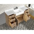 thumbnail image 2 of Ari Kitchen & Bath Kelly 60" Solid Wood Bathroom Vanity in Weathered Fir, 2 of 10