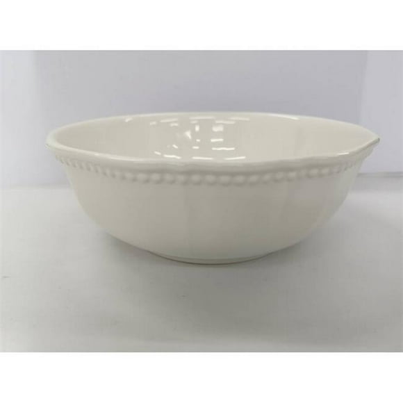 Red Vanilla PP100-421M 30 oz Pinpoint White Cereal & Soup Bowl - 7 in. - Set of 4