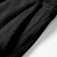 thumbnail image 6 of Yongwang Men's Corduroy Cargo Joggers Pants Drawstring Elastic Waist Pants Casual Tapered Pants with Pockets, 6 of 9