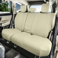 thumbnail image 3 of For 2017-2022 Honda CR-V LX | EX | EX-L FH Group PU Leather Custom Fit Car Seat Covers Water Resistant Rear Set - Solid Beige, 3 of 4