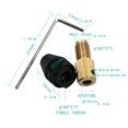 thumbnail image 3 of sweethay Mini Drill Quick Change Universal Mandril Electric Motor Shaft Anti-skidding Fixture Clamp Connecting Rod Brass Shaft Core Herramientas eléctricas sweethay TO009108-00, 3 of 7