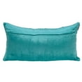 thumbnail image 2 of Nassau Collection 24" Aqua Rectangular Quilted Throw Pillow, 2 of 7