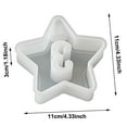 thumbnail image 3 of DIY Silicone Candle Holder Casting Shape with Numbers for Resin Crafting and Decorative Art Projects, 3 of 5