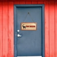 thumbnail image 2 of Oh Deer! 5x10 Hanging Plus Wall or Door Sign | Hunting Decor, 2 of 8