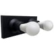 thumbnail image 1 of Lampara De Pared Luz De Camerino Negro 2 Luces., 1 of 6
