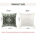 thumbnail image 6 of Pack of 2 Pillow Covers 20x20 Inch, Vintage Turkish Boho Decorative Throw Pillow Covers for Home Decor Living Room Bed Couch, Green Boho Pillowcase Set of 2, 6 of 6