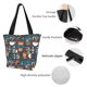 thumbnail image 4 of Balery Coffee Lover Print Bolsa de Hombro con Diseño, Bolsa Grande y Duradera, Bolsa Versátil para Compras, 4 of 6