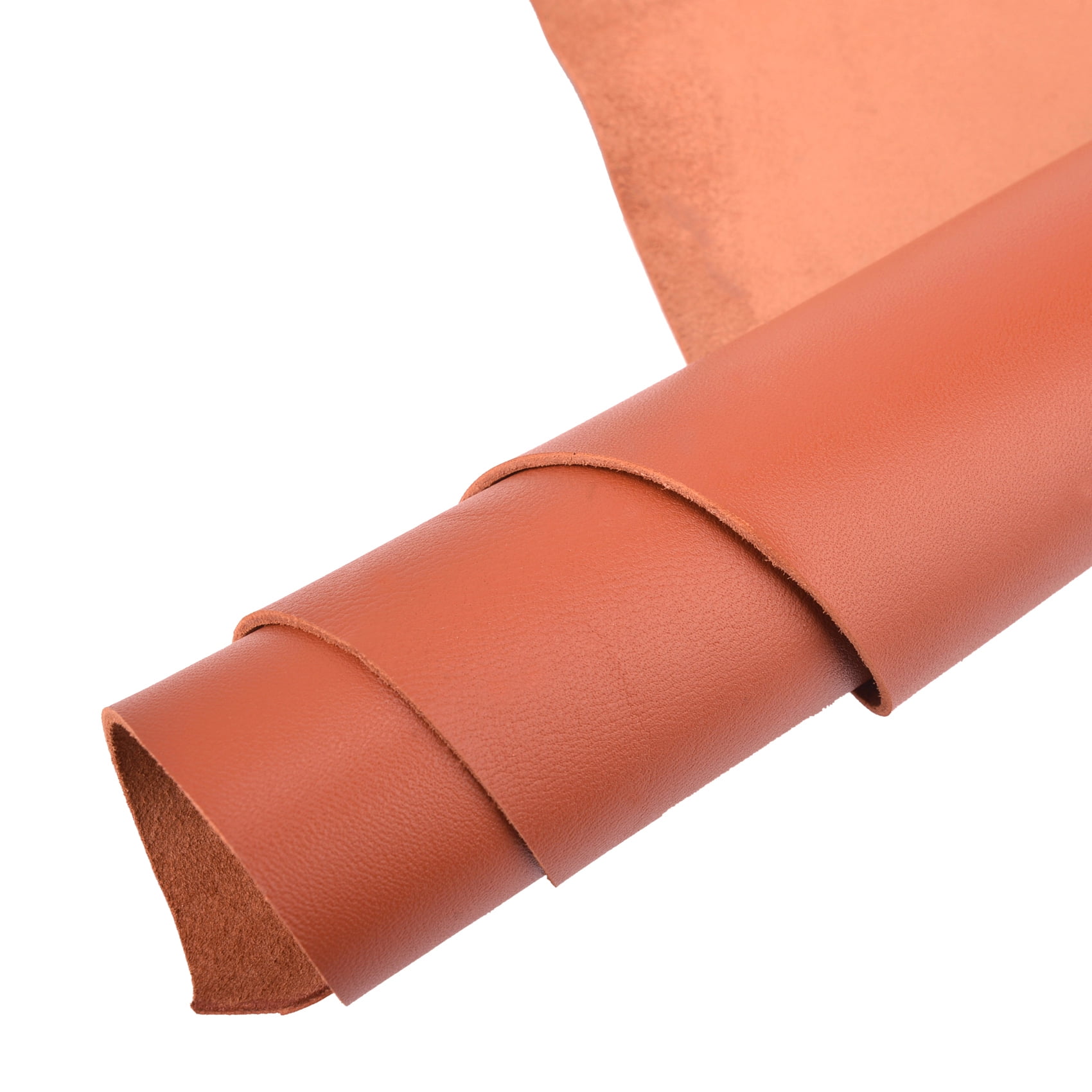 1-1.2mm Soft Sheepskin and Lambskin Leather Sheet for Sewing Crafting Projects Brown