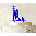 thumbnail image 1 of Couple Wedding Cake Topper Personalized Silhouette Cake Topper Color Option Available 4-6 Inches Wide, 1 of 1