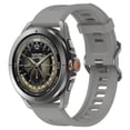 thumbnail image 1 of 22mm Grooved Silicone Strap Breathable Durable Precise Fit Easy to Use, 1 of 4
