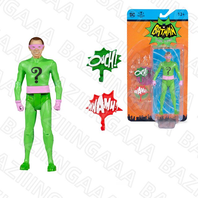 McFarlane Toys The Joker/The Penguin/Batman Unmasked ( Retro: Batman 66 Bundle 15cm figura de acción de juguete modelo de muñeca de colección DC Fivean unisex