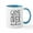 White/Blue Inside, variant on CafePress - Game Over Mugs - 11 oz Ceramic Mug - Novelty Coffee Tea Cup