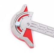 Woodworking Edge Ruler Woodworking Tools:0-70°Adjustable Protractor Angle Finder, Multifunctional Precision Carpentery Tools,20 Inch